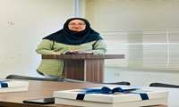 برگزاری جلسه دفاع از پایان نامه در مقطع تخصص داخلی خانم پریسا افشارمحمدیان