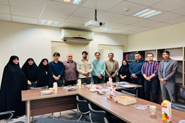 برگزاری جلسه دفاع از پایان نامه در مقطع پزشکی عمومی آقای علیرضا صمدنیا