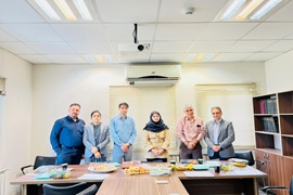 برگزاری جلسه دفاع از پایان نامه در مقطع پزشکی عمومی خانم سویم صدوقی زاد