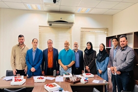 برگزاری جلسه دفاع از پایان نامه در مقطع پزشکی عمومی خانم فاطمه اسلامی