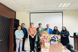 برگزاری جلسه دفاع از پایان نامه در مقطع پزشکی عمومی خانم مریم محمودی زاد